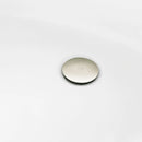 Kingston Brass 55" Acrylic Oval Double Ended Freestanding Tub with Drain, Glossy White/Polished Nickel (VT7DE552823C426)