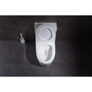Kingston Brass Courtyard One-Piece 1.28 GPF Single Flush Elongated Toilet, White (VTC2995)