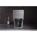 Kingston Brass Courtyard One-Piece 1.28 GPF Single Flush Elongated Toilet, White (VTC2995)