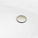 Kingston Brass 66" Acrylic Oval Double Ended Pedestal Tub with Drain (No Faucet Drillings), Glossy White/Polished Nickel (VTDE663124C426)