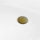 Kingston Brass 66" Acrylic Oval Double Ended Pedestal Tub with Drain (No Faucet Drillings), Glossy White/Brushed Brass (VTDE663124C427)