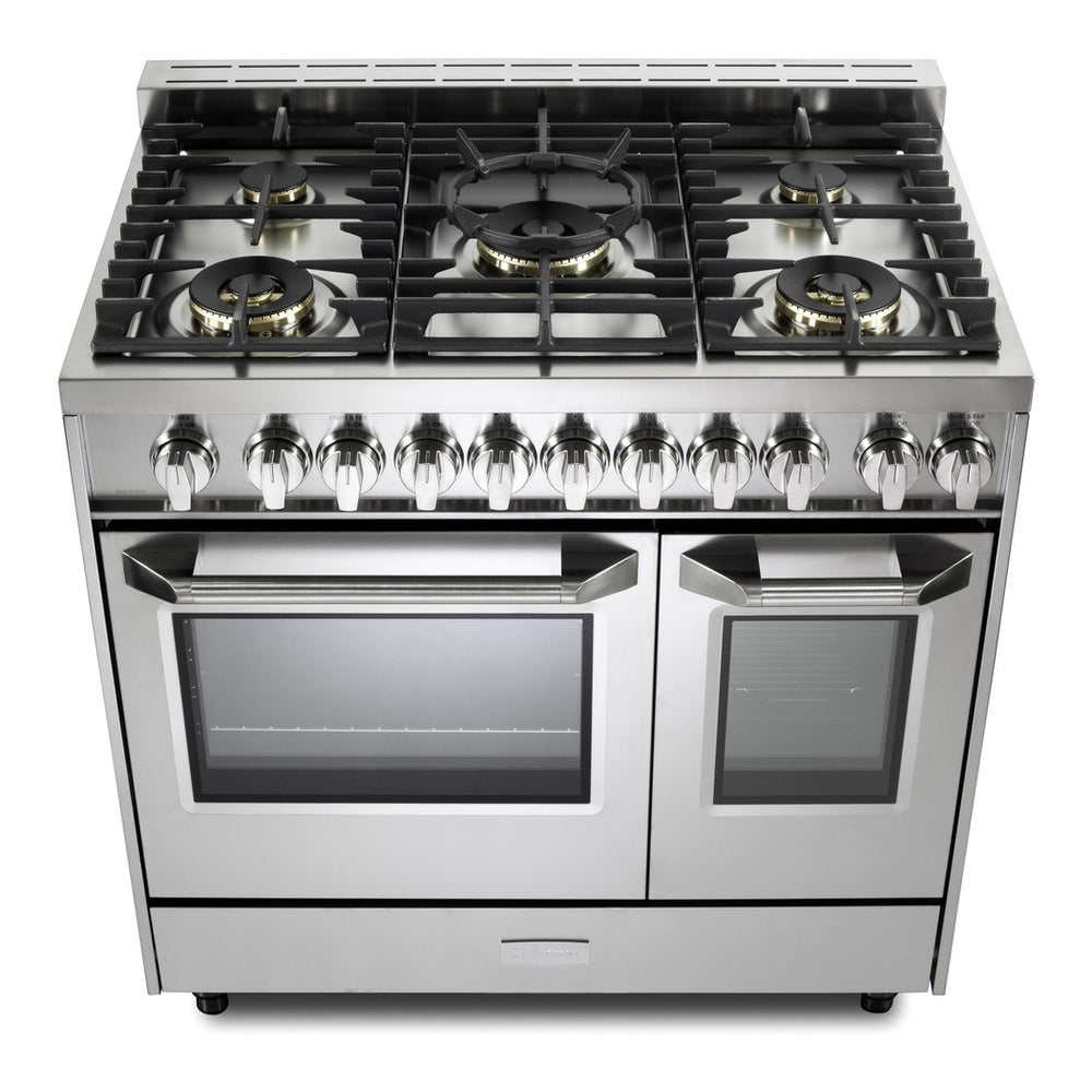 Verona Ultima 36-inch gas range VUFSGG365DSS cast iron grates