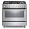 Verona Ultima 36-Inch Gas Range with 5 Sealed Burners in Stainless Steel (VUFSGG365SS)