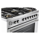 Verona Ultima 36-Inch Gas Range with 5 Sealed Burners in White (VUFSGG365W)