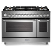 Verona Ultima 48-Inch Gas Range with 6 Brass Burners, Griddle in Stainless Steel (VUFSGG486DSS)