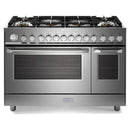 Verona Ultima 48-Inch Gas Range with 6 Brass Burners, Griddle in Stainless Steel (VUFSGG486DSS)