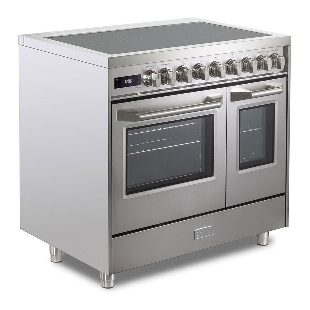 Verona Ultima 36-inch induction range VUFSIE365DSS control panel detail