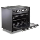 Verona Ultima 36-Inch Induction Range with 5 Element Burners in Matte Black (VUFSIE365E)
