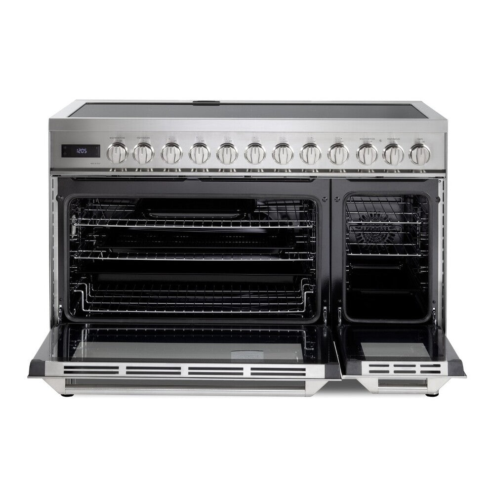 Verona Ultima 48-inch induction range VUFSIE487DSS detail view