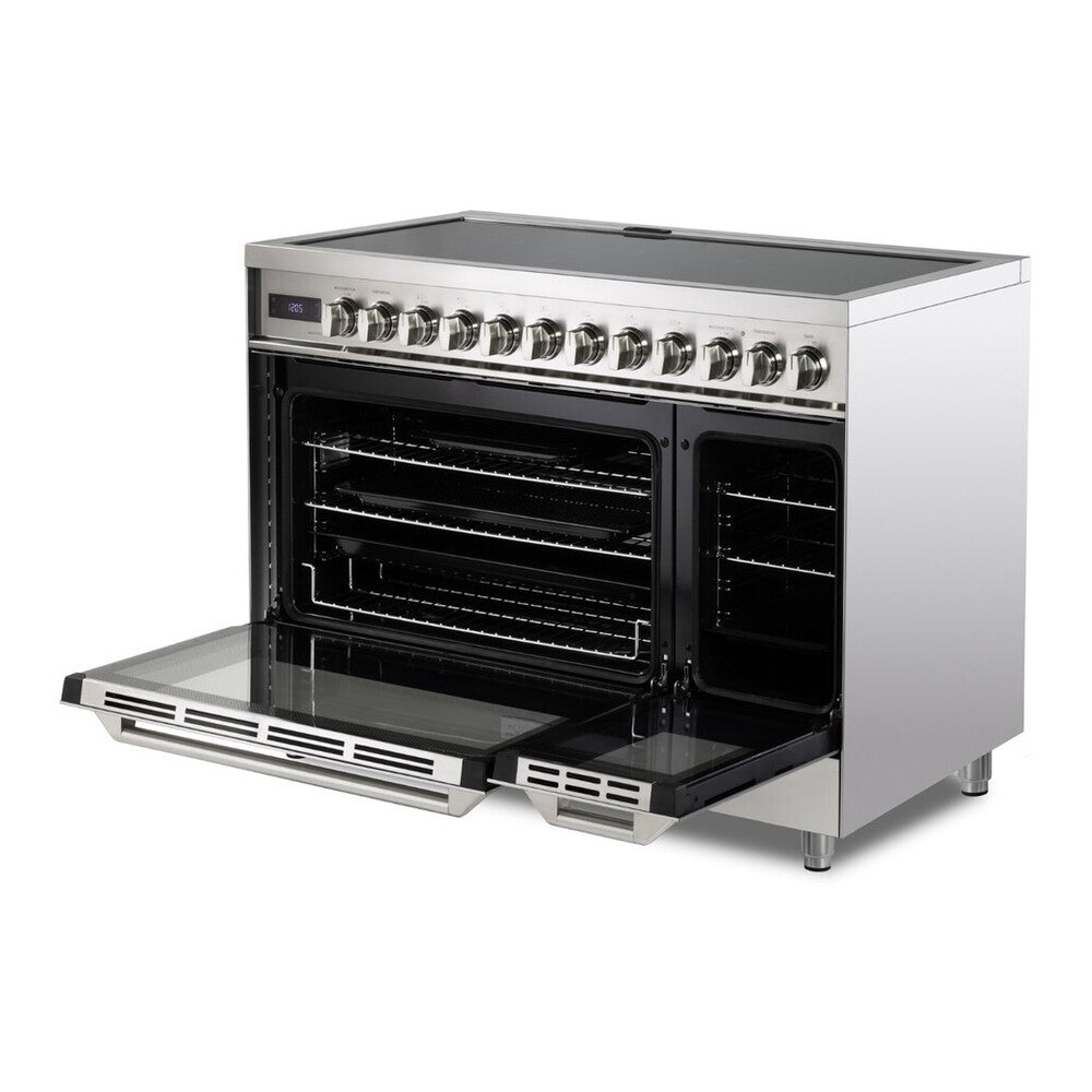 Verona Ultima 48-inch induction range VUFSIE487DSS side profile