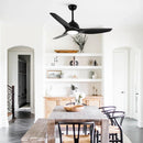 Parrot Uncle 52-Inch Vaczon 3 Blades Ceiling Fan with LED Light and Remote Control