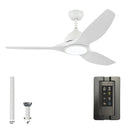 Parrot Uncle 52-Inch Vaczon 3 Blades Ceiling Fan with LED Light and Remote Control