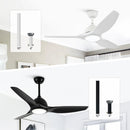Parrot Uncle 52-Inch Vaczon 3 Blades Ceiling Fan with LED Light and Remote Control