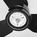 Parrot Uncle Vaczon 42-Inch DC Motor Modern Downrod Ceiling Fan with LED Light and Remote Control (VZA01A116BK)