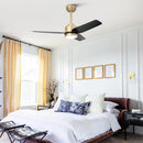 Parrot Uncle Vaczon 42-Inch 3-Blades Modern Ceiling Fan with Remote Control and LED Light