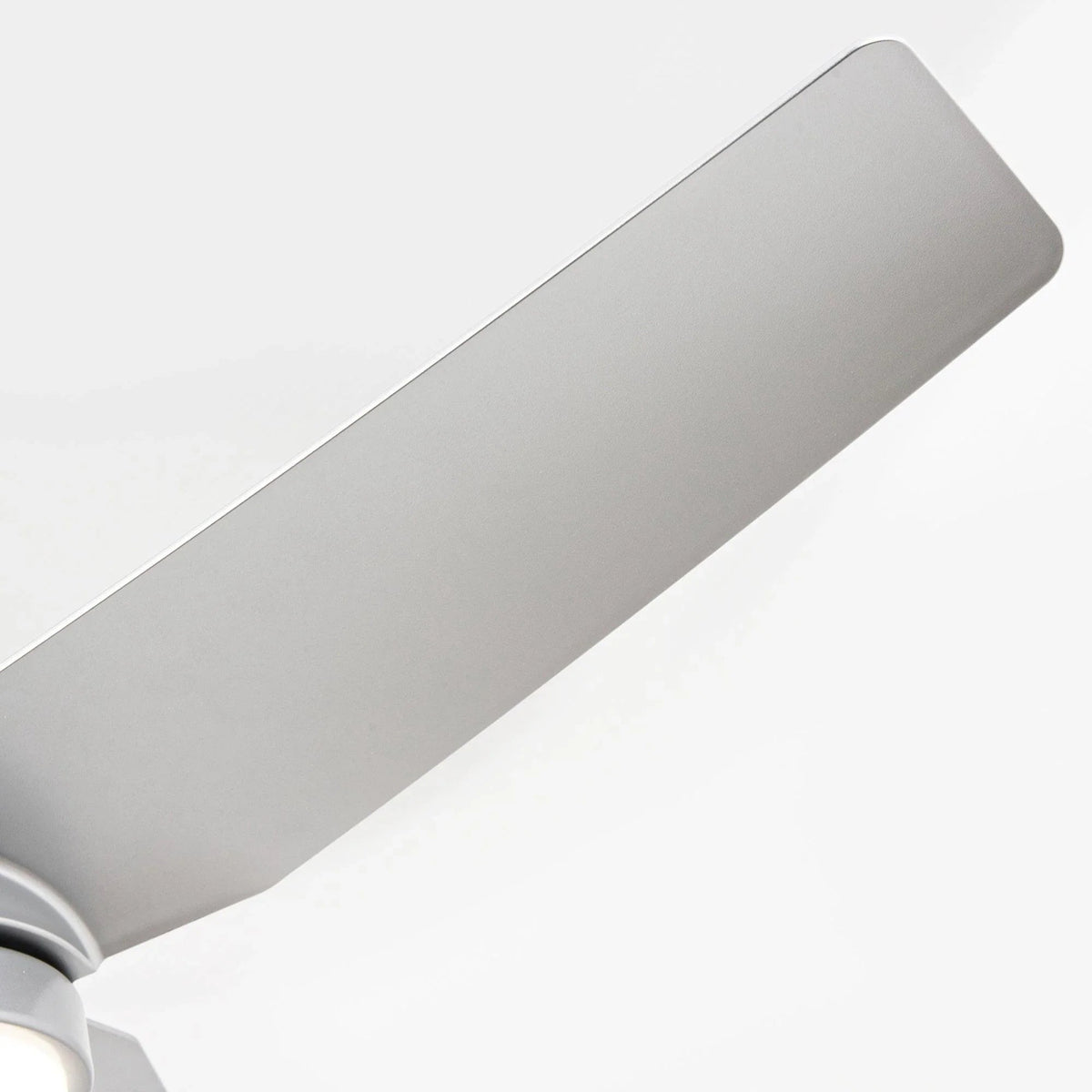 Ceiling fan blade in matte gray with smooth rounded edge
