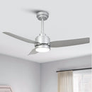 Parrot Uncle Vaczon 42-Inch 3-Blades Modern Ceiling Fan with Remote Control and LED Light