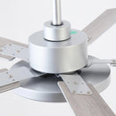Parrot Uncle Vaczon 52-Inch Double-sided Blades Modern Ceiling Fan with Remote Control and LED Light