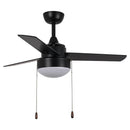 Parrot Uncle 42-Inch Vaczon 3 Blades Traditional Ceiling Fan with Pull Chain (VZA01B101A)