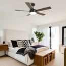 Parrot Uncle Vaczon 48-Inch 5 Blades Industrial DC Motor Ceiling Fan with LED Lighting and Remote Control