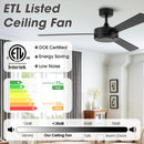 Parrot Uncle Vaczon 52-Inch 3 Blades Ceiling Fan with Remote Control (VZA01B104A)