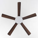 Parrot Uncle 52-Inch Vaczon Ceiling Fan with LED Light and Remote Control (VZA01B106A-BLE)