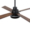 Parrot Uncle Vaczon 52-Inch 4 Blades DC Motor Modern Downrod Ceiling Fan with LED Light and Remote Control (VZA01B107A)