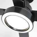 Parrot Uncle Vaczon 52-Inch 4 Blades DC Motor Modern Downrod Ceiling Fan with LED Light and Remote Control (VZA01B107A)