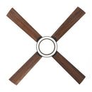 Parrot Uncle Vaczon 52-Inch 4 Blades DC Motor Modern Downrod Ceiling Fan with LED Light and Remote Control (VZA01B107A)