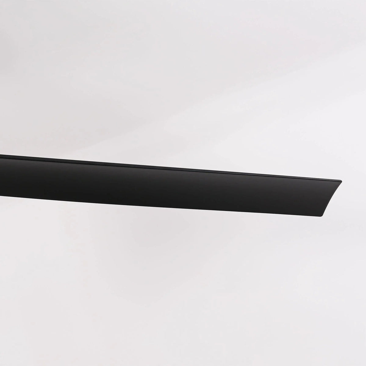 Black ceiling fan blade, five-blade industrial style