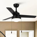 Parrot Uncle 42-Inch Vaczon 3 Blades Traditional Ceiling Fan with Pull Chain (VZA01B101A)