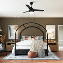 Parrot Uncle 42-Inch Vaczon 3 Blades Traditional Ceiling Fan with Pull Chain (VZA01B101A)