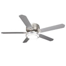 Parrot Uncle Vaczon 52-Inch Double-sided Blades Flush Mount LED Ceiling Fan with APP and Remote Control (VZA01N105A-BLE)