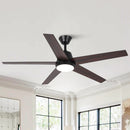 Parrot Uncle 52-Inch Vaczon 5 Blades Ceiling Fan with LED Light and Remote Control