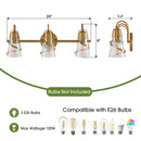 Parrot Uncle 24-Inch Payne 3-Light Mirror Vanity Light (W3004)
