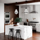 ZLINE 3-Piece Appliance Package - 48-Inch Rangetop, Convertible Range Hood, and Double Wall Oven in Stainless Steel (3KP-RTRH48-AWD)