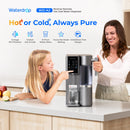 Waterdrop Reverse Osmosis Hot Cold Water Dispenser, Countertop 5-stage Filtration and Smart Touch Controls, Black (WD-A2)