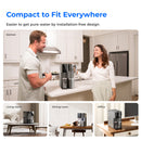 Waterdrop Reverse Osmosis Hot Cold Water Dispenser, Countertop 5-stage Filtration and Smart Touch Controls, Black (WD-A2)