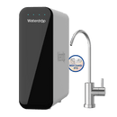 Waterdrop TSU 0.01 Micron Ultra Filtration Under Sink Water Filter System, 3-Stage Tankless Under Sink Water Filtration System with Faucet, Smart Panel, Not Lower TDS, Drilling Required (RP-WD-TSU-W)