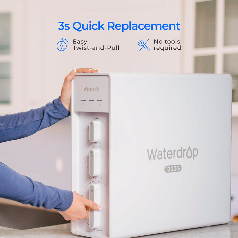 Waterdrop Filter for X12 Reverse Osmosis System | 1200 GPD (WD-X12-F3)