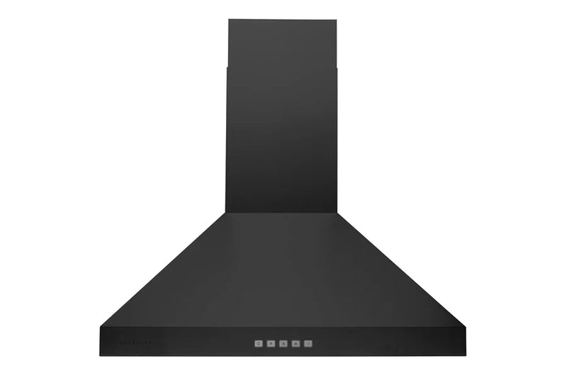 Hauslane 30-Inch 860 CFM Convertible Wall Mount Range Hood in Matte Black (‎WM-530BLK-30P)