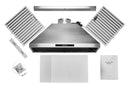Hauslane Wall Mount Touch Control Range Hood with Stainless Steel Filters in Stainless Steel (WM-538SS)