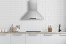 Hauslane Wall Mount Touch Control Range Hood with Stainless Steel Filters in Stainless Steel (WM-538SS)
