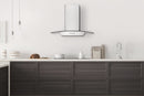 Hauslane Wall Mount Range Hood with Tempered Glass in Stainless Steel (WM-630SS)