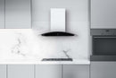 Hauslane 450 CFM Wall Mount Touch Control Range Hood with Tempered Glass in Stainless Steel (WM-639SS)