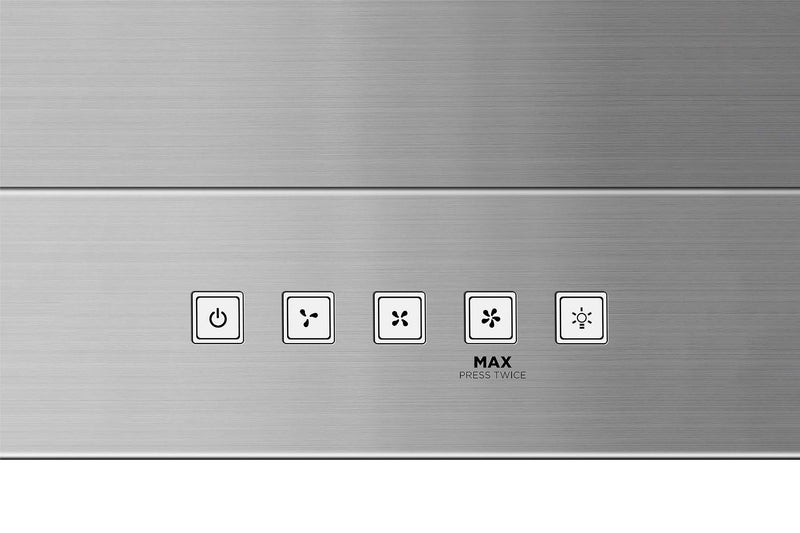 Hauslane 30-Inch 537 CFM Convertible Wall Mount Range Hood in Stainless Steel (WM-730SS-30)