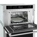 Cosmo 30-Inch Electric Microwave Wall Oven Combination in Stainless Steel (COS-WOMCR302SS)