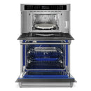 Cosmo 30-Inch Electric Microwave Wall Oven Combination in Stainless Steel (COS-WOMCR302SS)