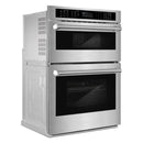 Cosmo 30-Inch Electric Microwave Wall Oven Combination in Stainless Steel (COS-WOMCR302SS)