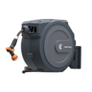 Giraffe Tools 62 Ft.- 155 Ft. Retractable Garden Hose Reel with Adjustable 9-pattern Nozzle